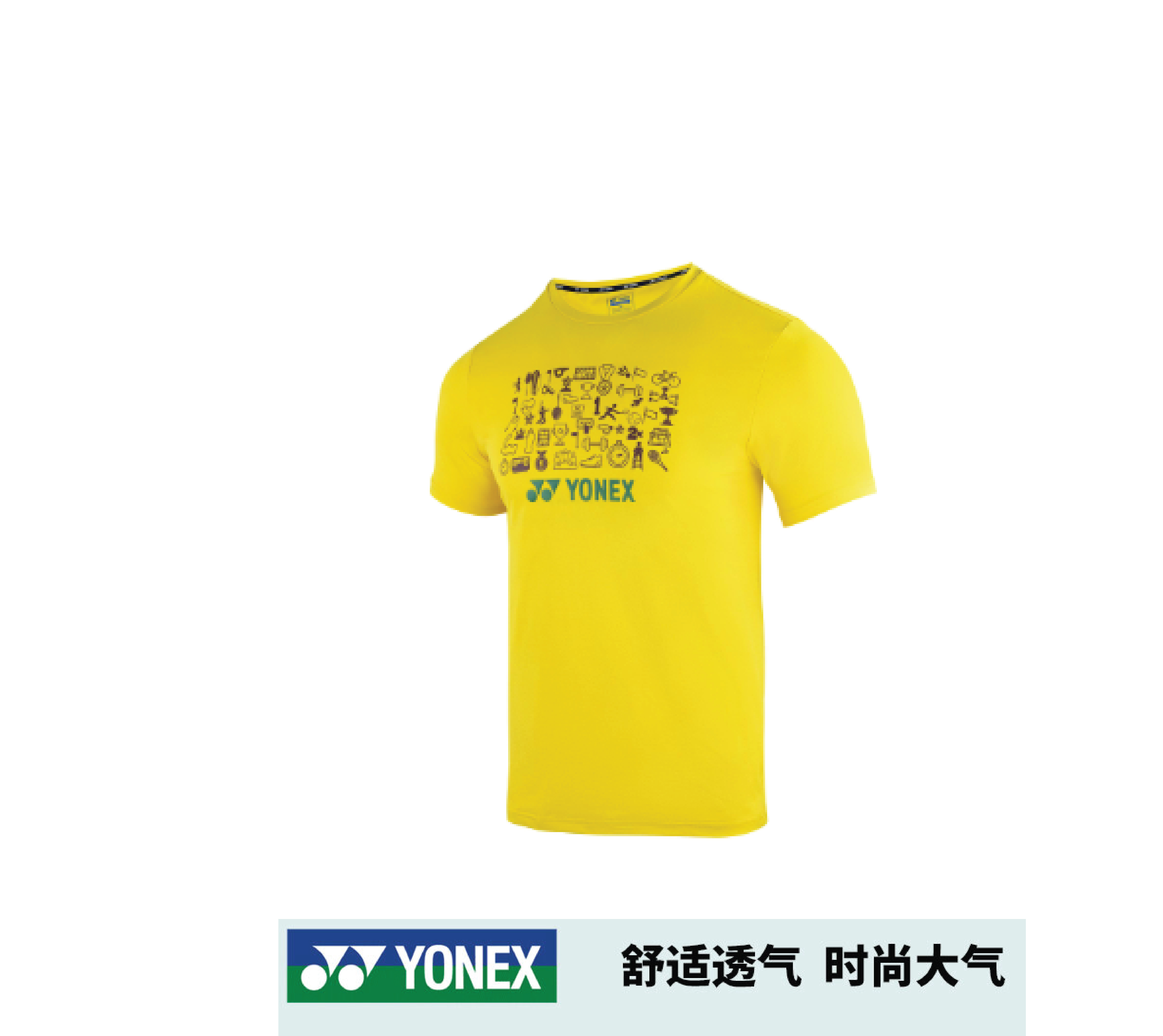 Áo Cầu Lông Yonex-Cổ Tròn Nam Chính Hãng