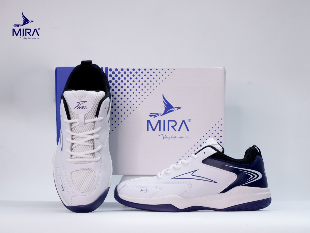 Giày Cầu Lông MIRA MATRIX-Trắng
