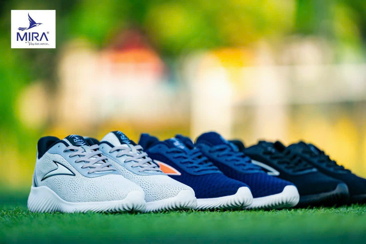 Giày Chạy Bộ MIRA SKY S4-Đen