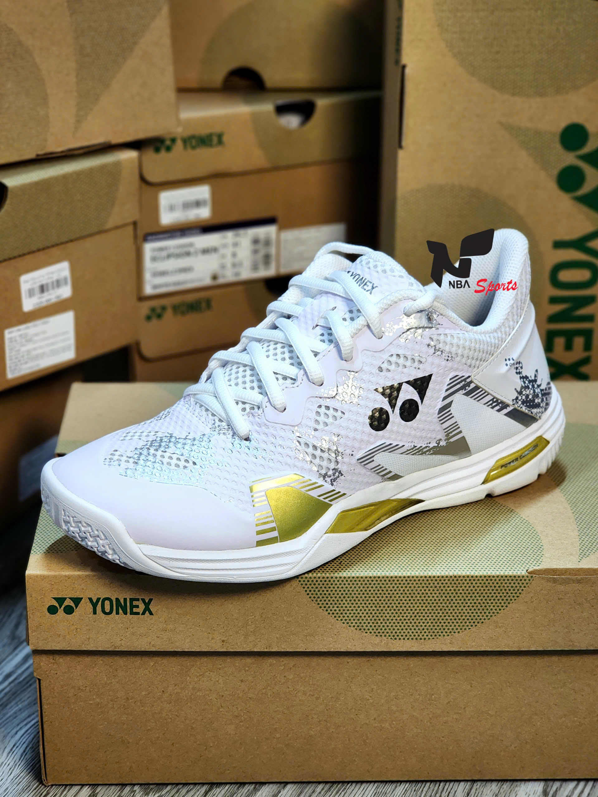 Giày Cầu Lông YONEX Eclison z3M trắng vàng chuối