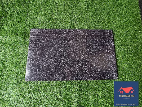 Gạch bậc thềm 30x50cm màu đen chấm bi Gốm Đất Việt
