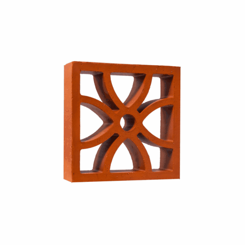Gạch thông gió Tứ Điệp 20x20x6cm đỏ Viglacera Hạ Long