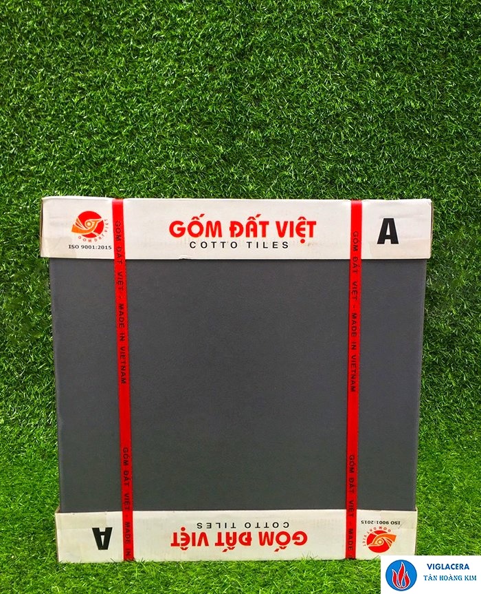 Gạch lát 40x40cm màu ghi Gốm Đất Việt