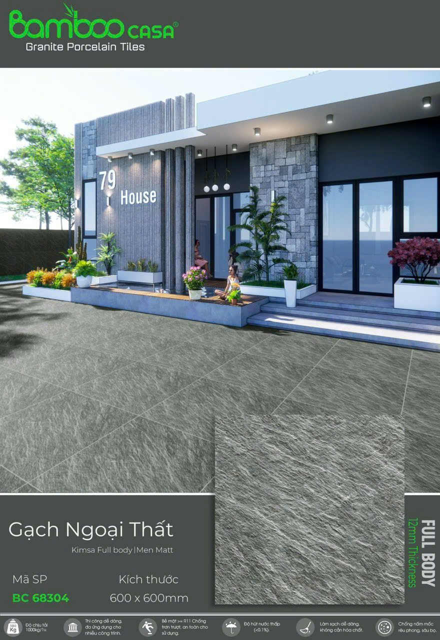 Gạch lát nền 60x60cm BC 68304 Sông Hồng