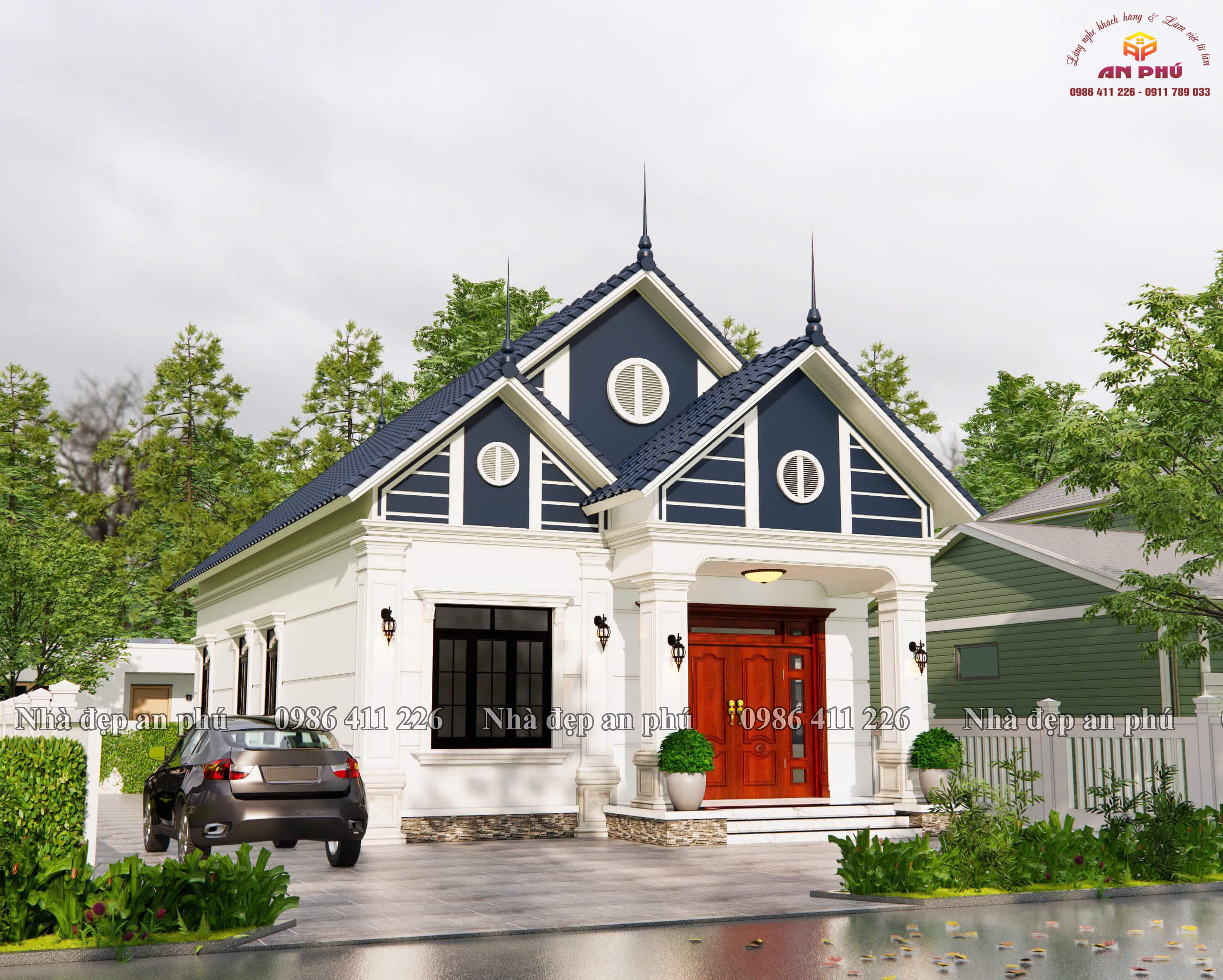 Nhà cấp 4 mái thái có 4 phòng ngủ ở Thanh Chương Nghệ An