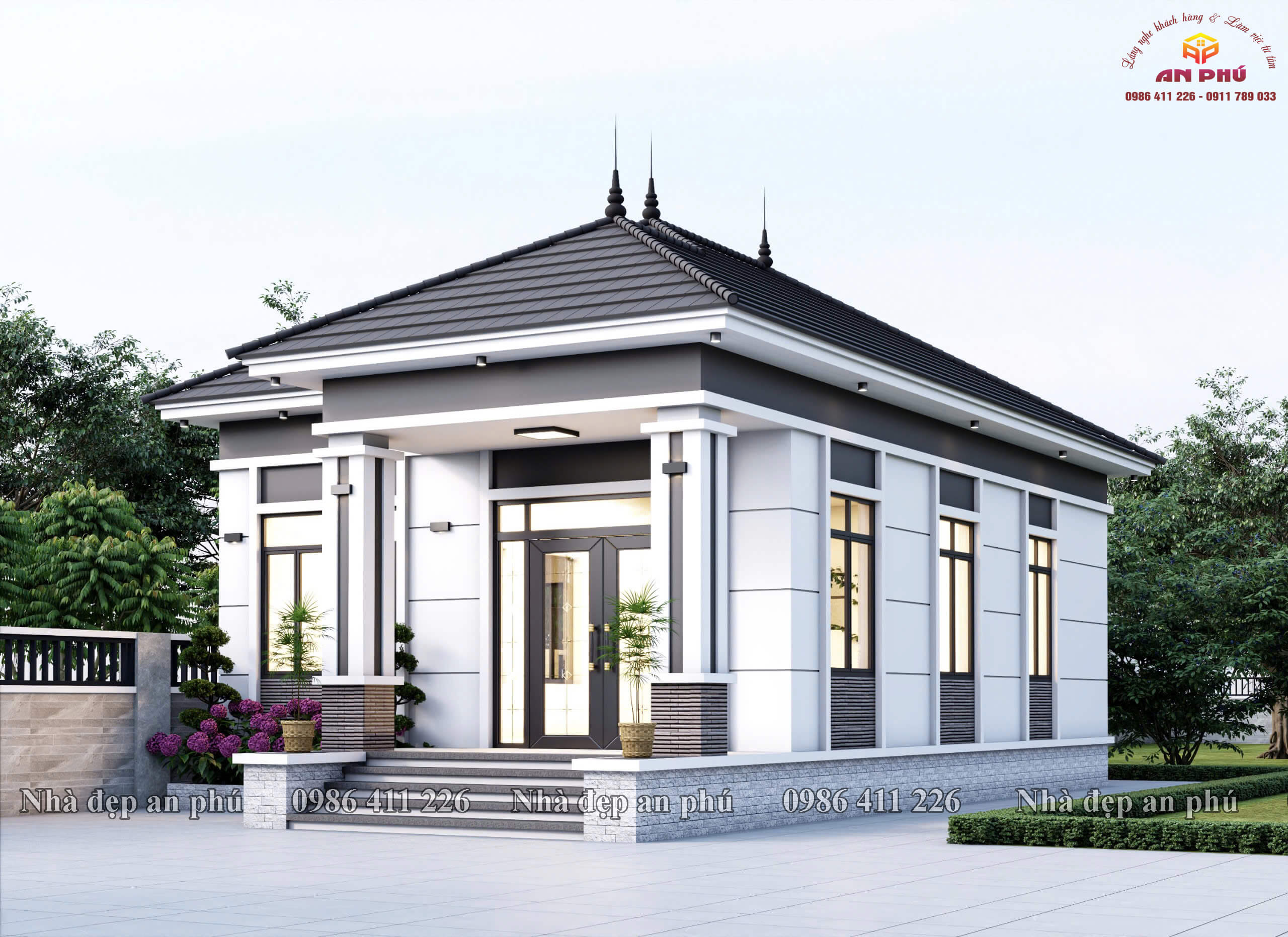 Nhà cấp 4 mái nhật có 2 phòng ngủ ở Nghi Sơn Thanh Hoá