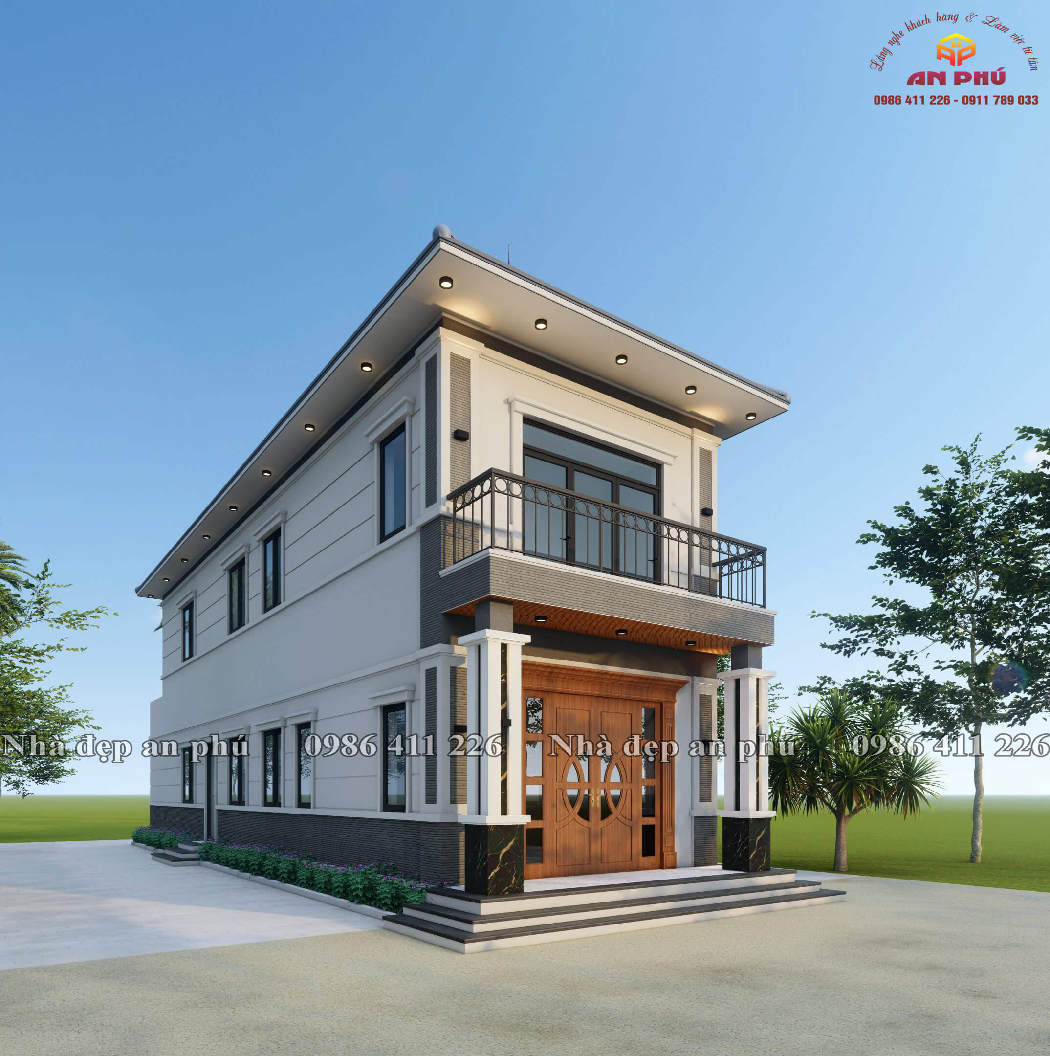 Nhà 2 tầng mái nhật rộng 5m có 3 phòng ngủ
