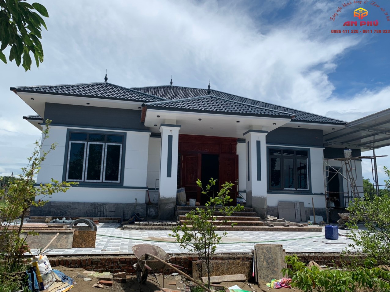 Hoàn thiện mẫu nhà vườn mái nhật ở Phúc Thọ - Nghi Lộc - Nghệ An