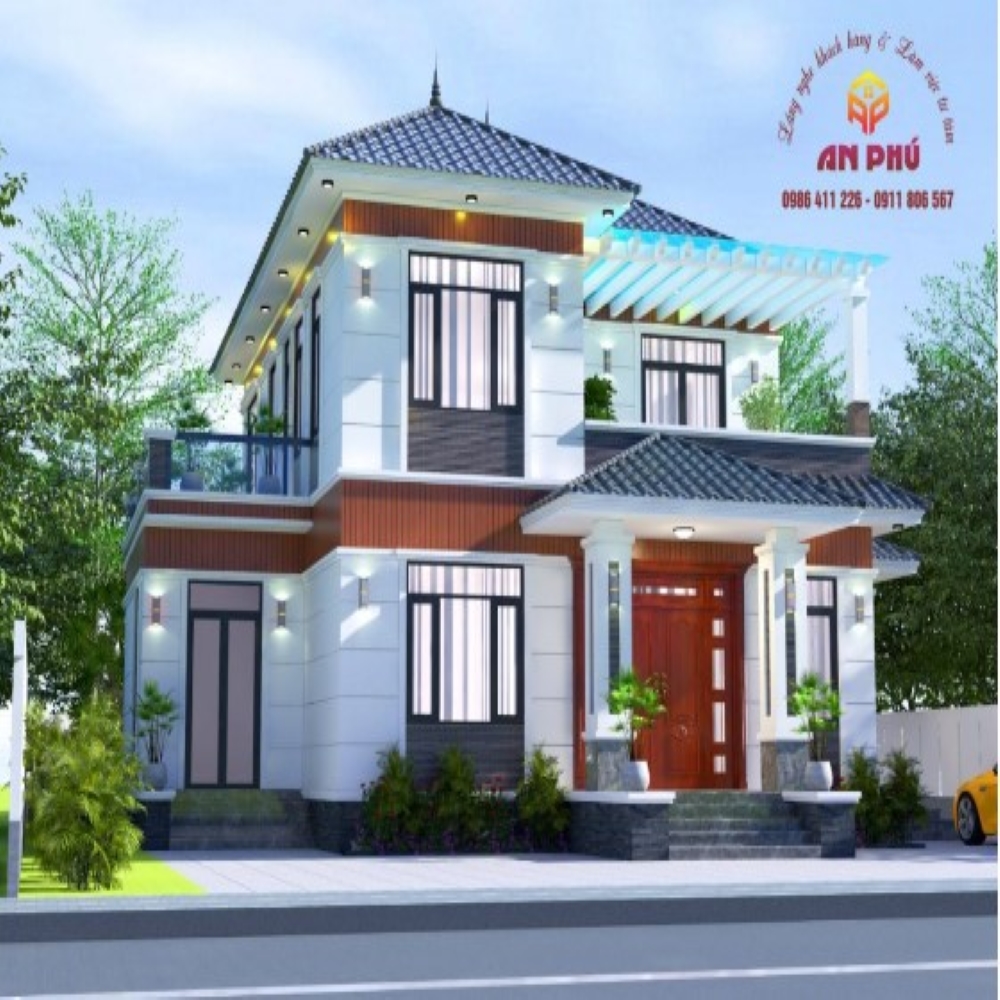 Biệt thự 2 tầng nội bật ở Thanh Ngọc, Thanh Chương, Nghệ An