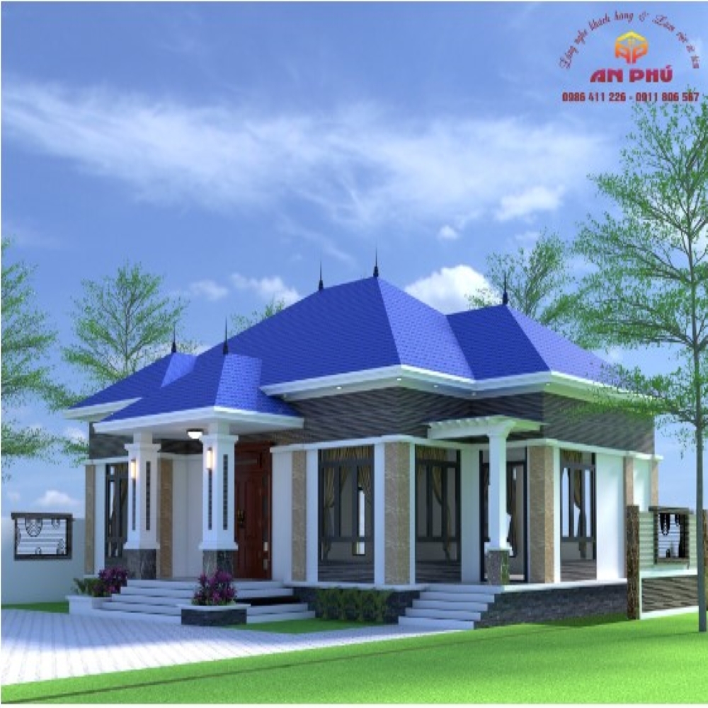 Mẫu nhà vườn mái nhật đẹp nổi bật