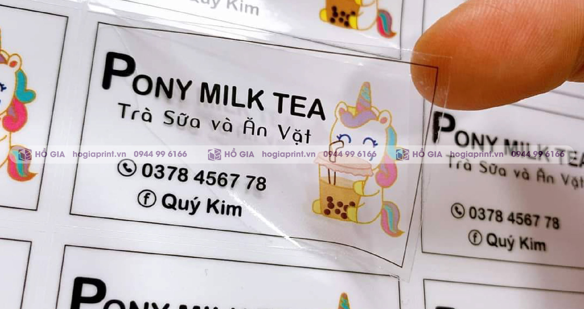 In decal trong chất lượng cao