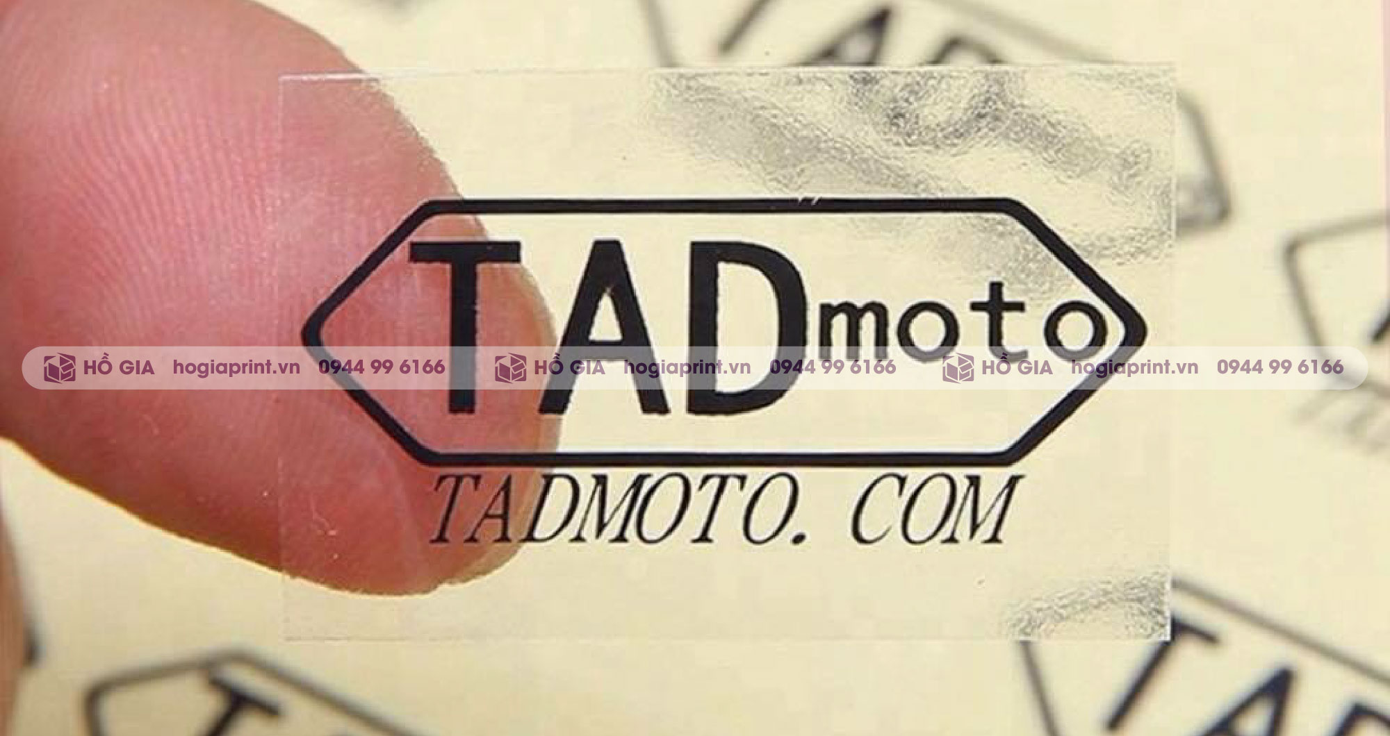 In decal trong dán xe