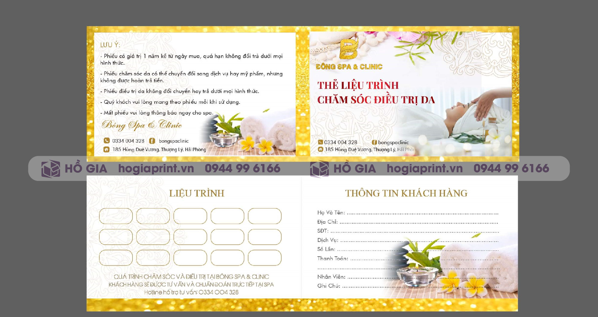 In voucher cho spa giá rẻ