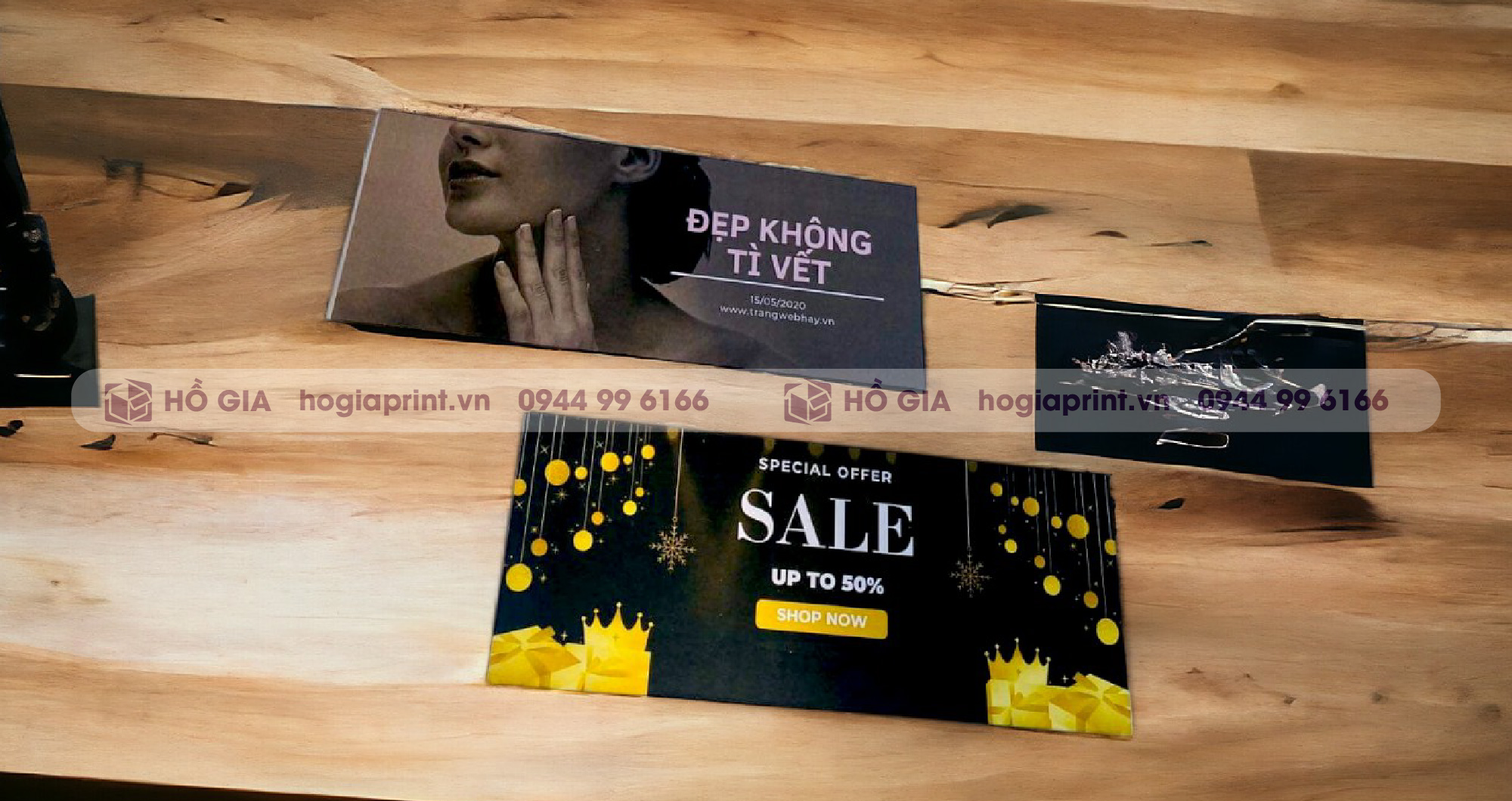 Lựa chọn kích thước chuẩn cho voucher