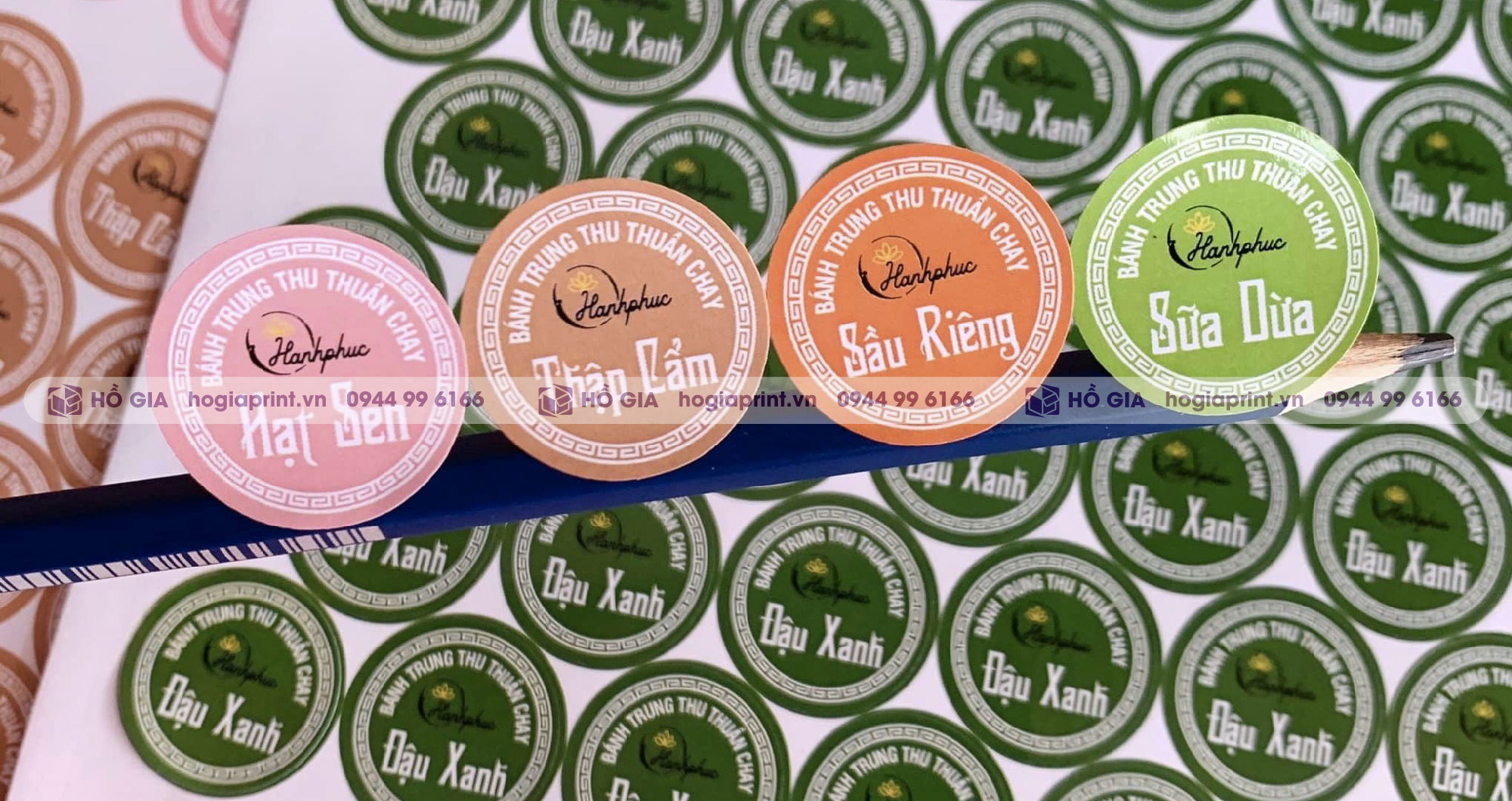 Sản xuất tem nhân bánh trung thu