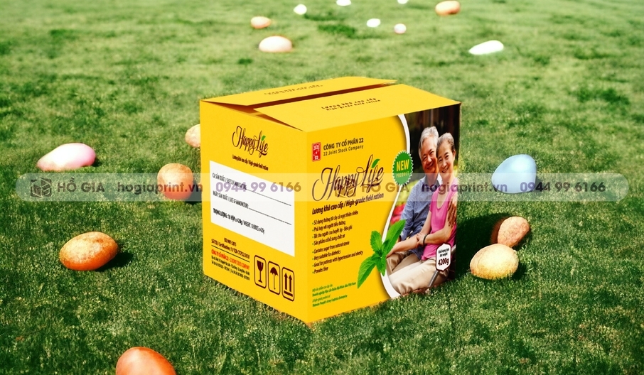 Thiết kế thùng đựng lương khô đẹp