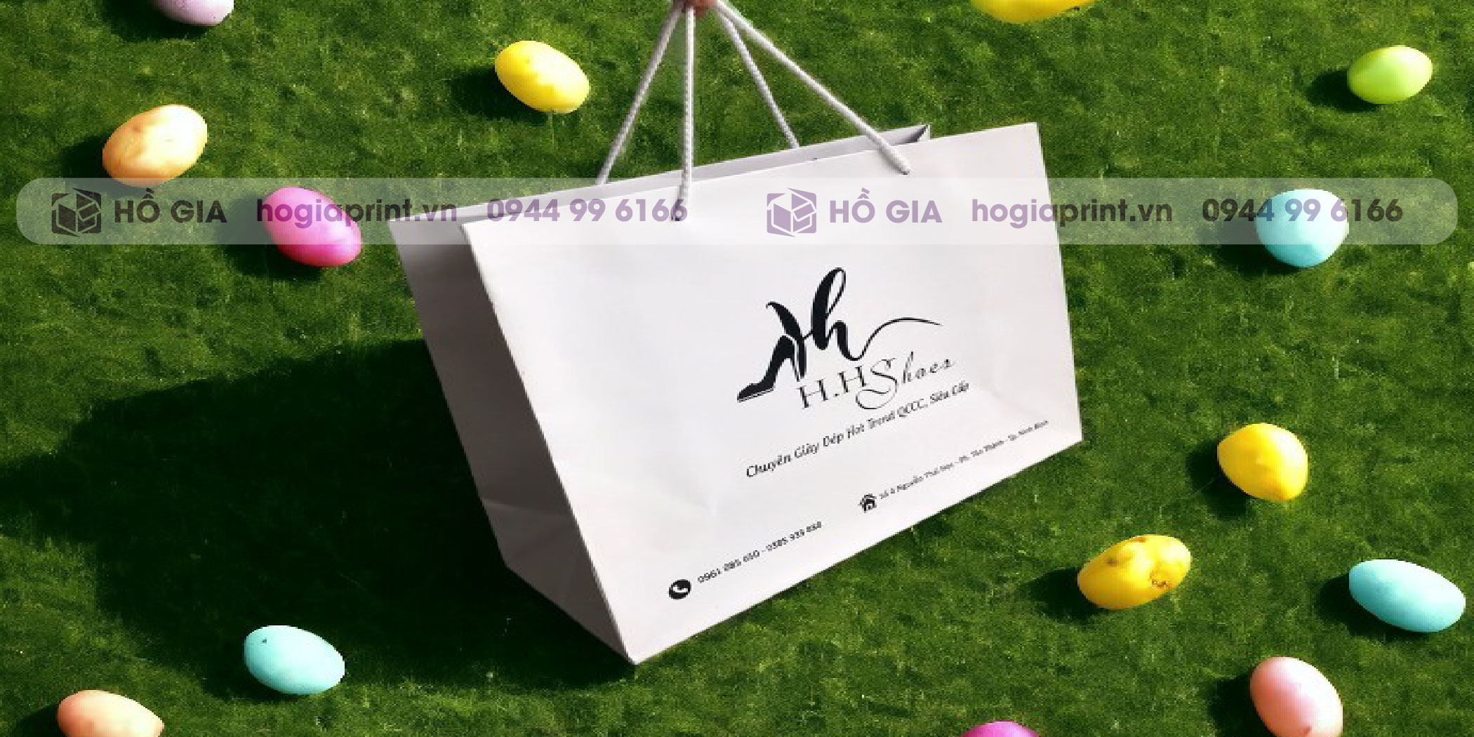Túi giấy đựng hộp giày nữ đẹp