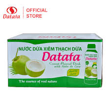 Nước Dừa Xiêm - Thạch dừa Datafa (500mlx24) T24 - Chai (5Kk)