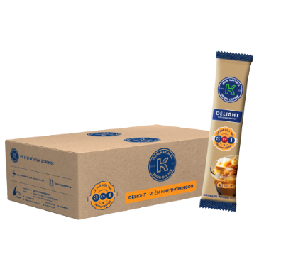 Cà Phê Hòa Tan 3 In 1 K Delight 17 gram x 450 gói/thùng