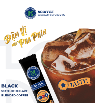 Cà Phê Hòa Tan 2 In 1 K Black 17 gram x 450 gói/thùng