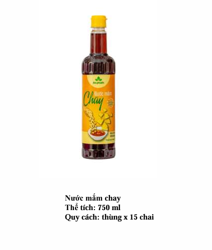 NƯỚC MẮM CHAY AN PHƯỚC 750ML