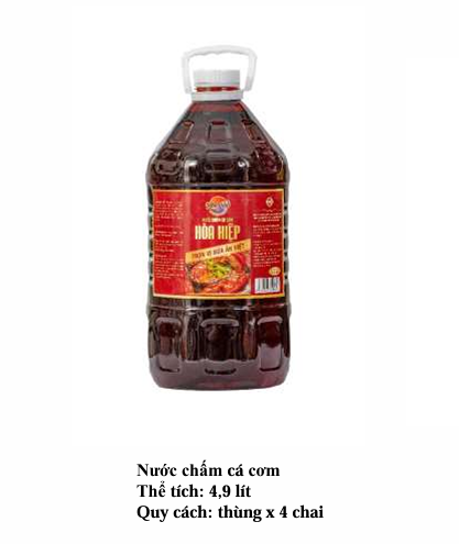 NƯỚC MẮM HOÀ HIỆP - CHAI 4.9 LÍT