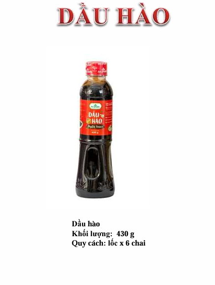 DẦU HÀO AN PHƯỚC 460GRAM