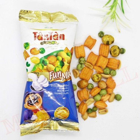 Đậu phộng vị Thập Cẩm 24gr 10 gói/ dây x 10 dây/ thùng 10K1