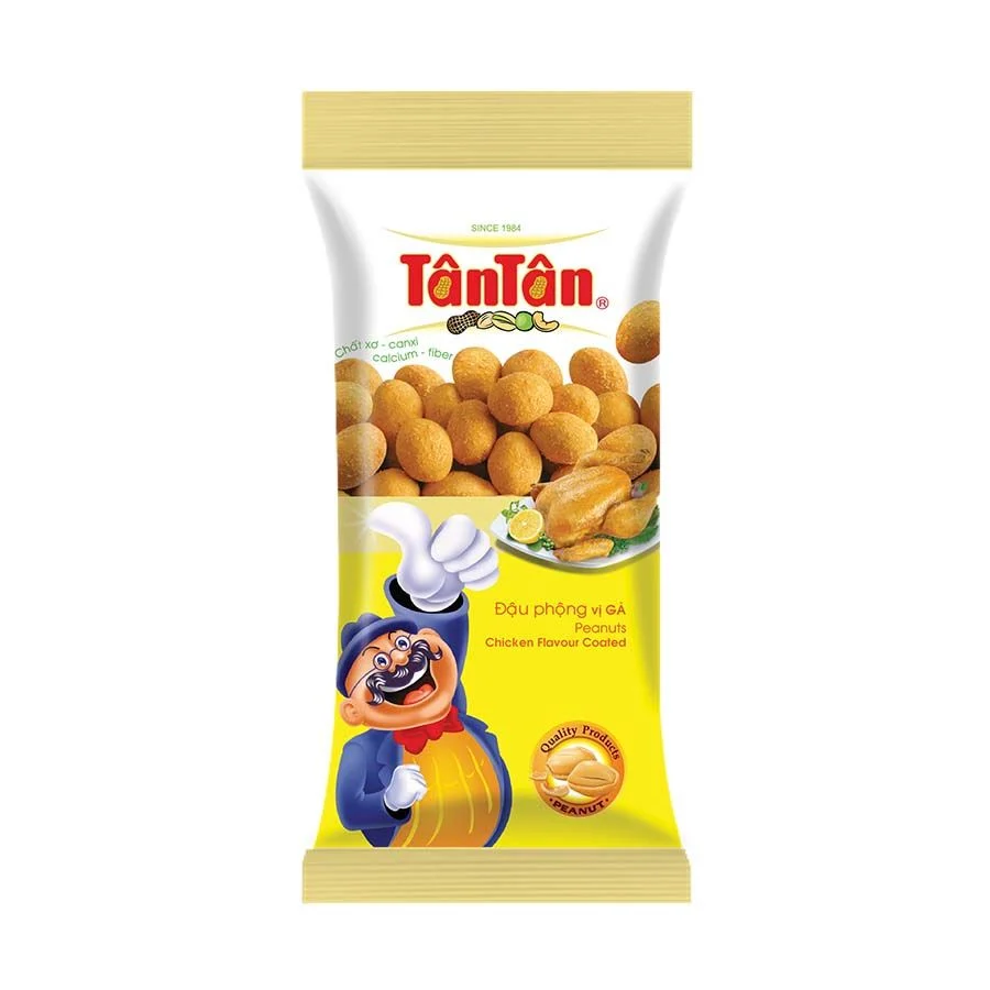 Đậu phộng vị Gà 24gr 10 gói/ dây x 10 dây/ thùng 10K1