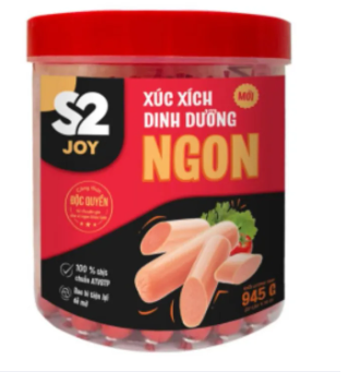 S2 Joy Xúc Xích Ngon ( 27 cây x 35g ) 6 hủ / thùng