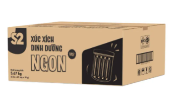 S2 Joy Xúc Xích Ngon ( 27 cây x 35g ) 6 hủ / thùng