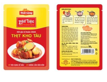 Xốt gia vị hoàn chỉnh Thái Long Yến Tiệc - Thịt Kho Tàu 50gr x 10 túi/thùng (10p1)