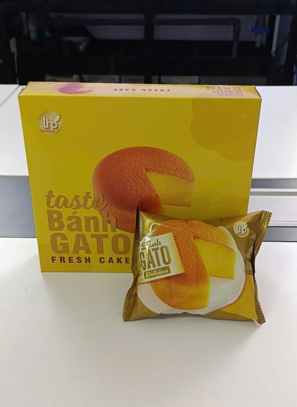 Shika - Bánh Gato Hộp Vàng (20 hộp/thùng/80 cái)