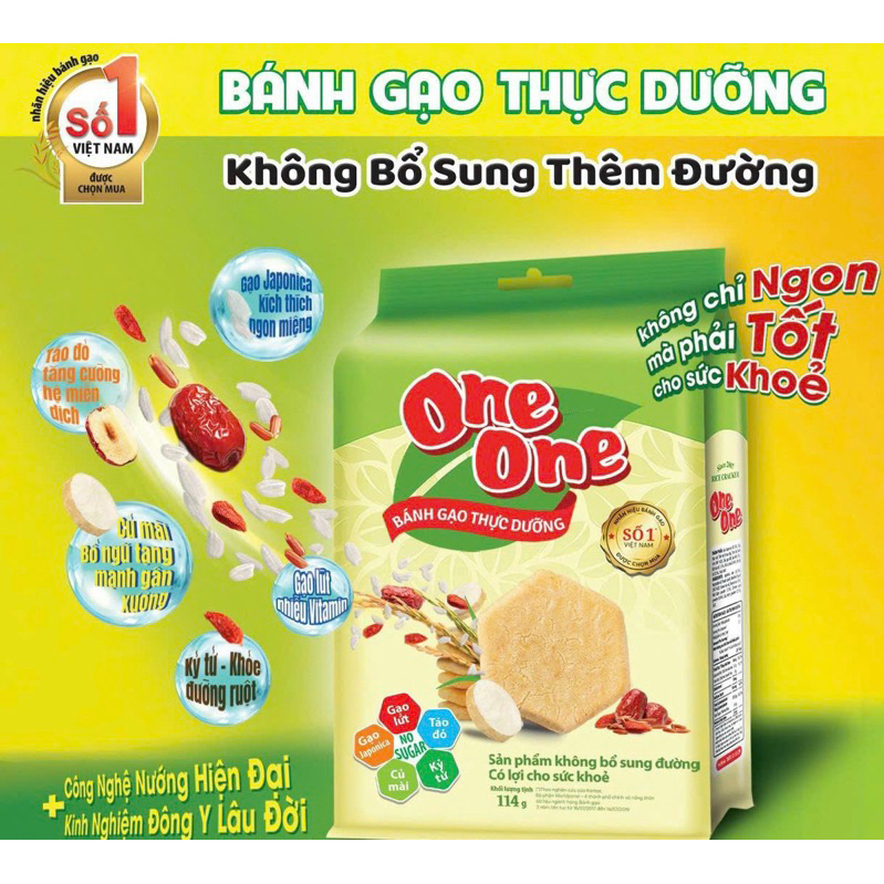 M.Bánh gạo thực dưỡng 114g