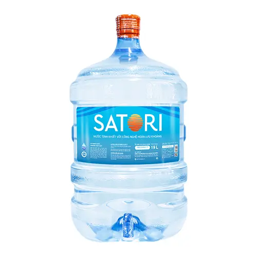 Nước tinh khiết Satori bình 19L có vòi Bình (5)
