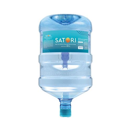 Nước tinh khiết Satori bình 20L có tay cầm, không vòi Bình (5)