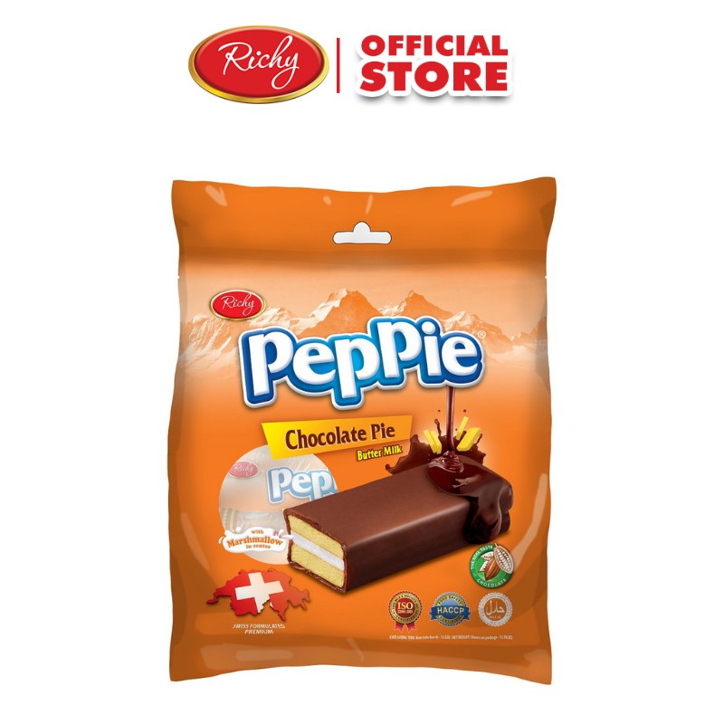 Peppie Túi Cam 216gx20 Bơ sữa (socola)