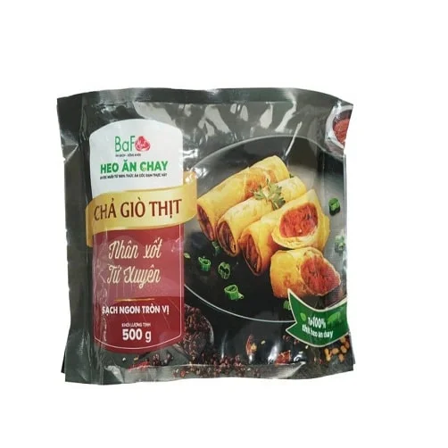 Chả Giò Thịt Nhân Sốt Tứ Xuyên Baf Meat 500Gr