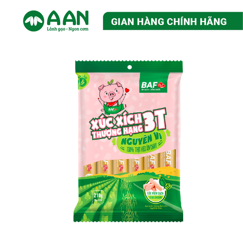 Xúc Xích Thượng Hạng 3T  Nguyên Vị 105Gr (3x35gr)