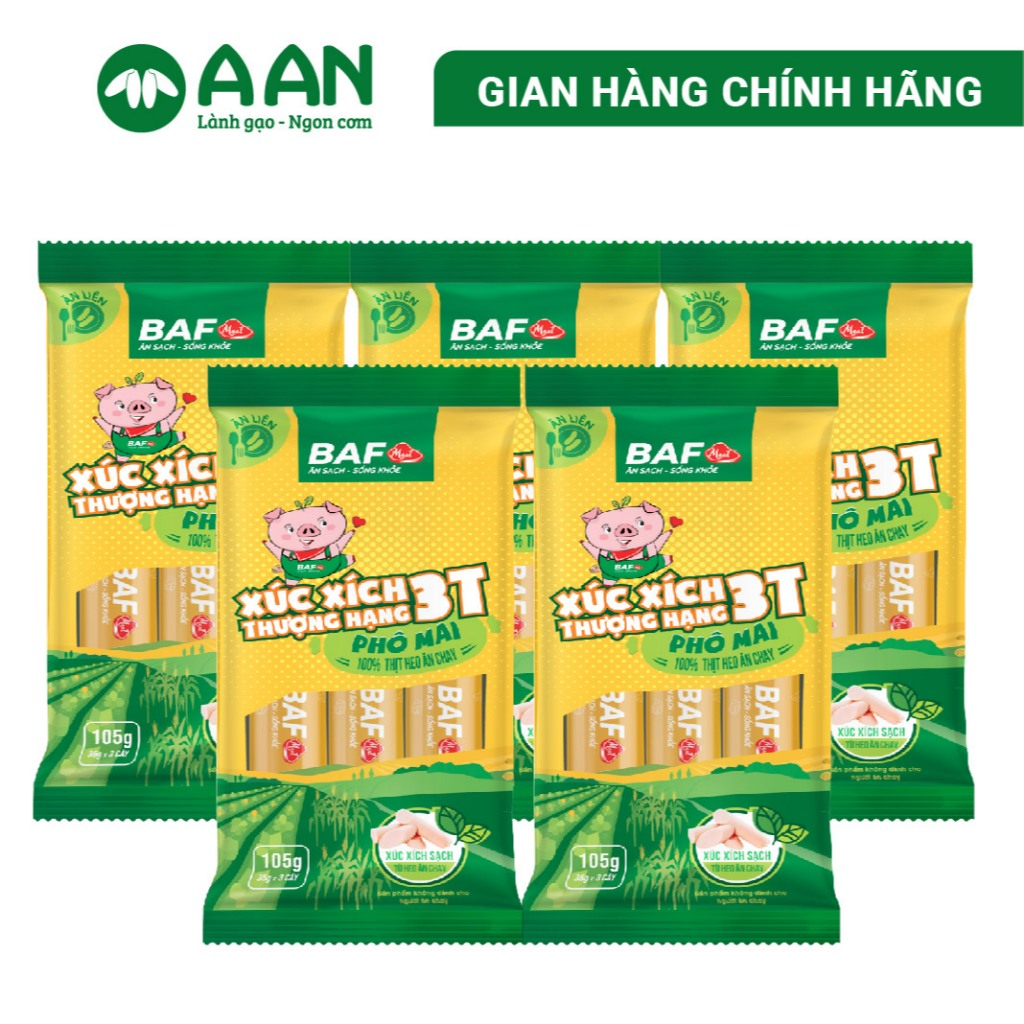 Xúc Xích Thượng Hạng 3T Phô Mai 105Gr (3x35gr)