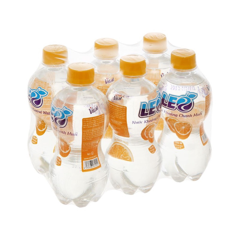 Nước khoáng chanh muối Leo có ga 350ml (12K)