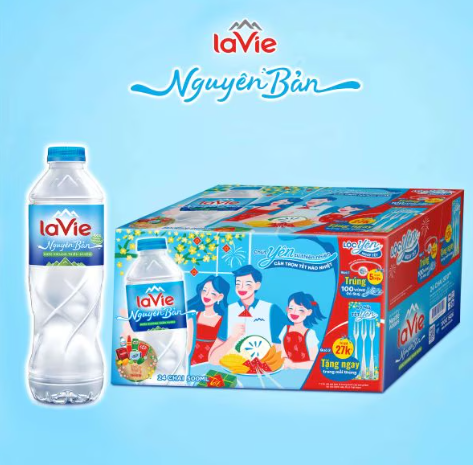 LAVIE NGUYÊN BẢN 500ML XUÂN - KM NĨA