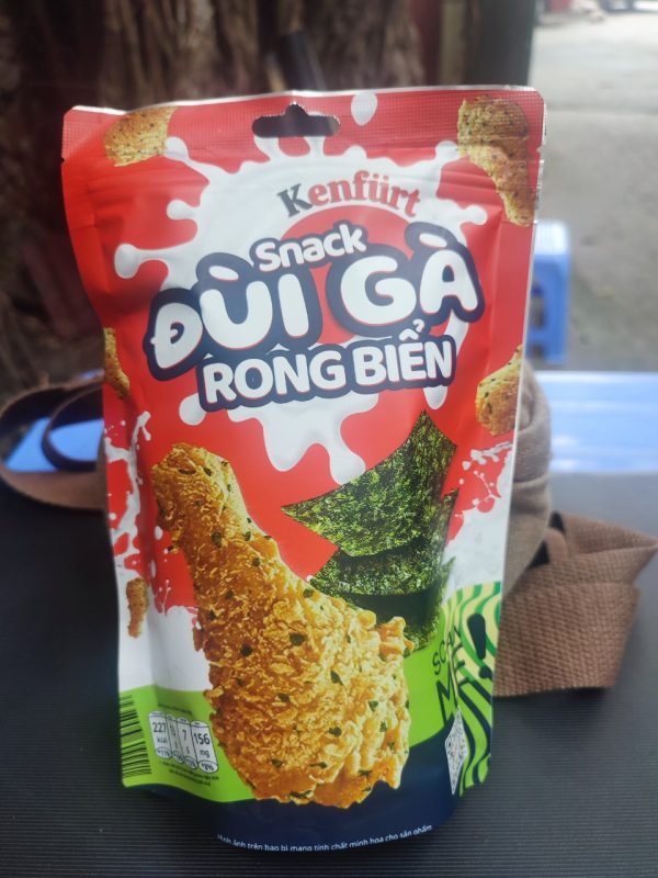 Snack đùi gà vị rong biển 144 gói/thùng (bao 12 gói)