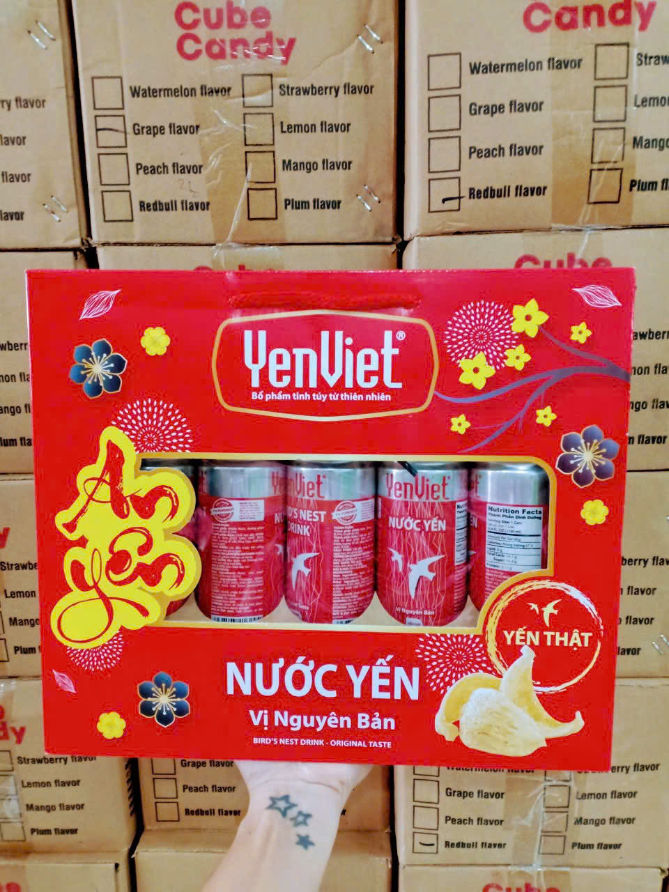 Nước Yến Vị Nguyên Bản 5x190mlx8 (Thùng HQ)