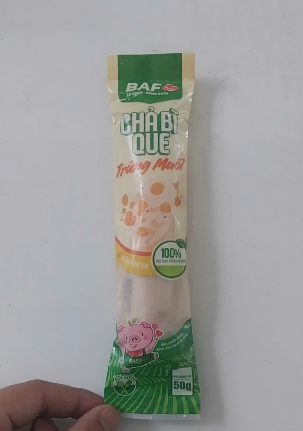 Chả Bì Que Trứng Muối 50gr