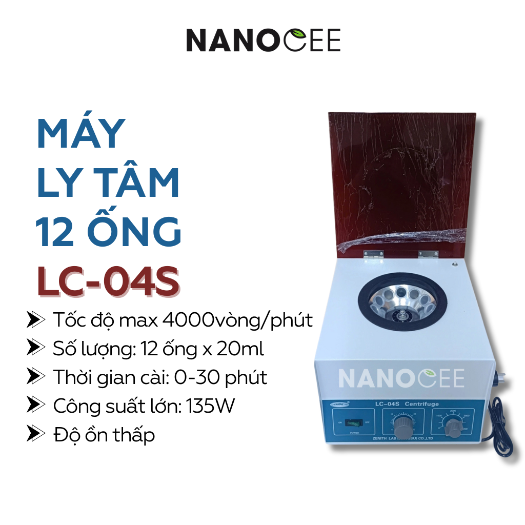 Máy Ly Tâm 6 Ống Và 12 Ống – Spa Nên Chọn Loại Nào?