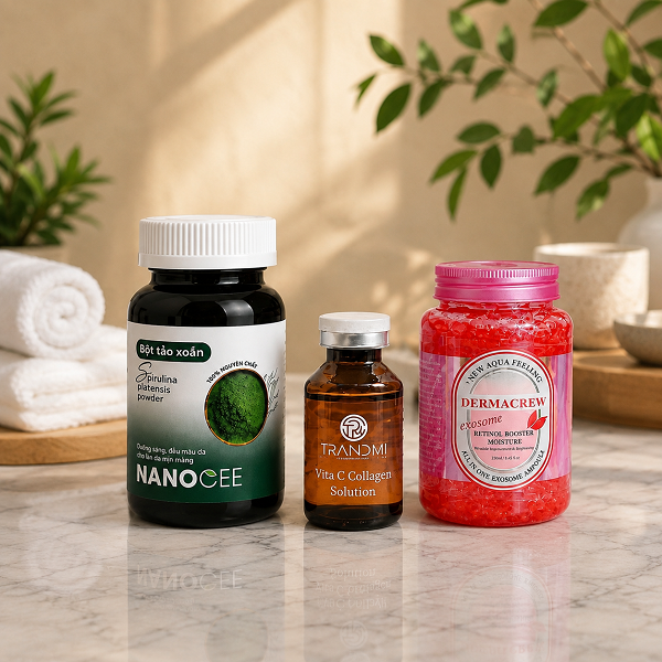 Combo Cấy Tảo Ở Thanh Hóa – Tảo Nanocee & Combo Chăm Sóc Da