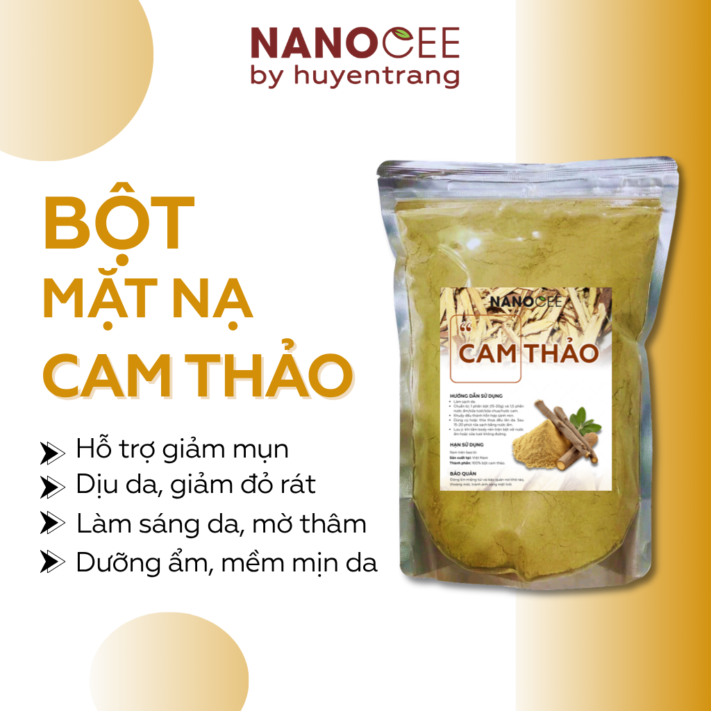 Bột Cam Thảo Thanh Hóa – Dùng Trong Liệu Trình Tắm Body