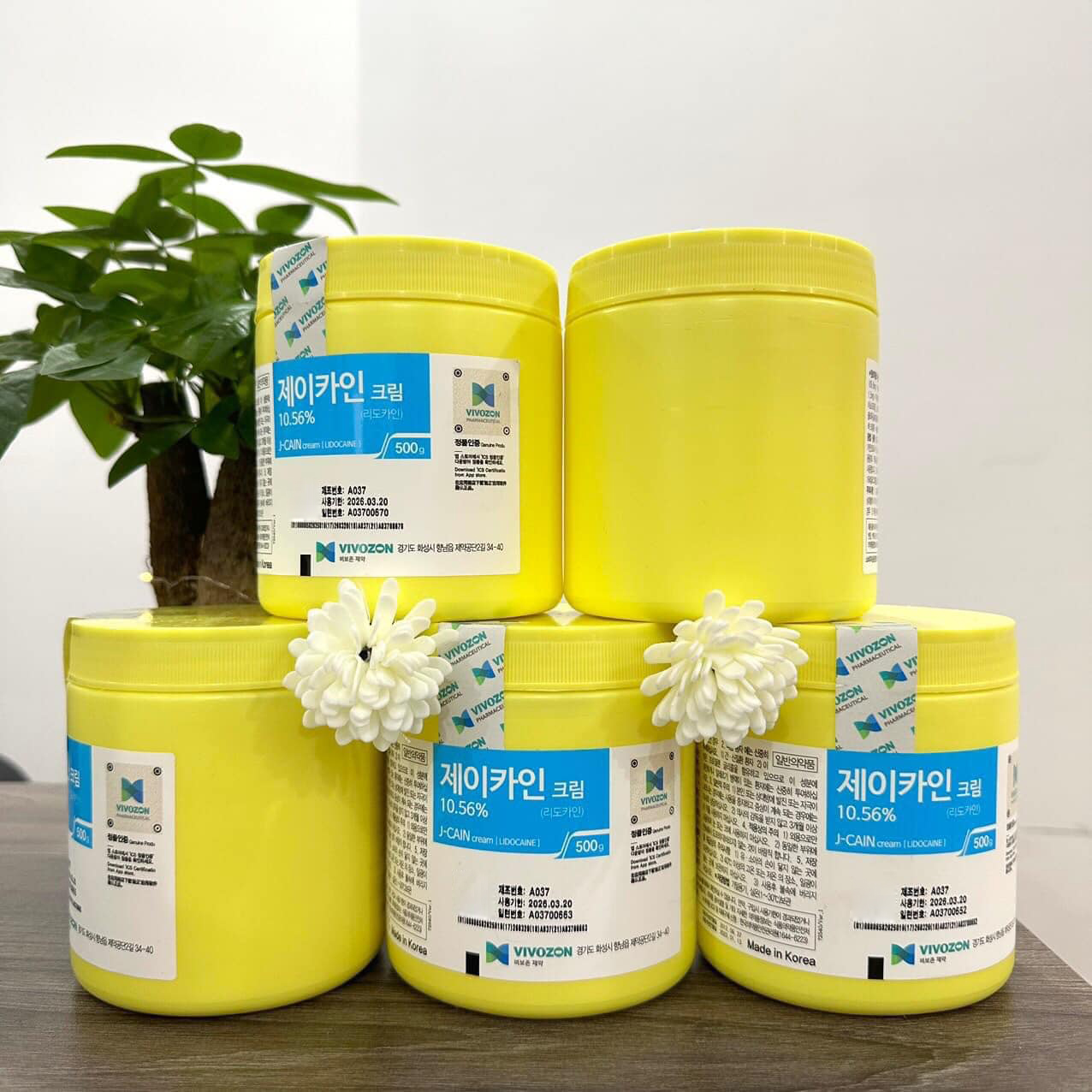 Kem Ủ Tê J-Cain Hàn Quốc 10.56% Hộp 500g Chính Hãng