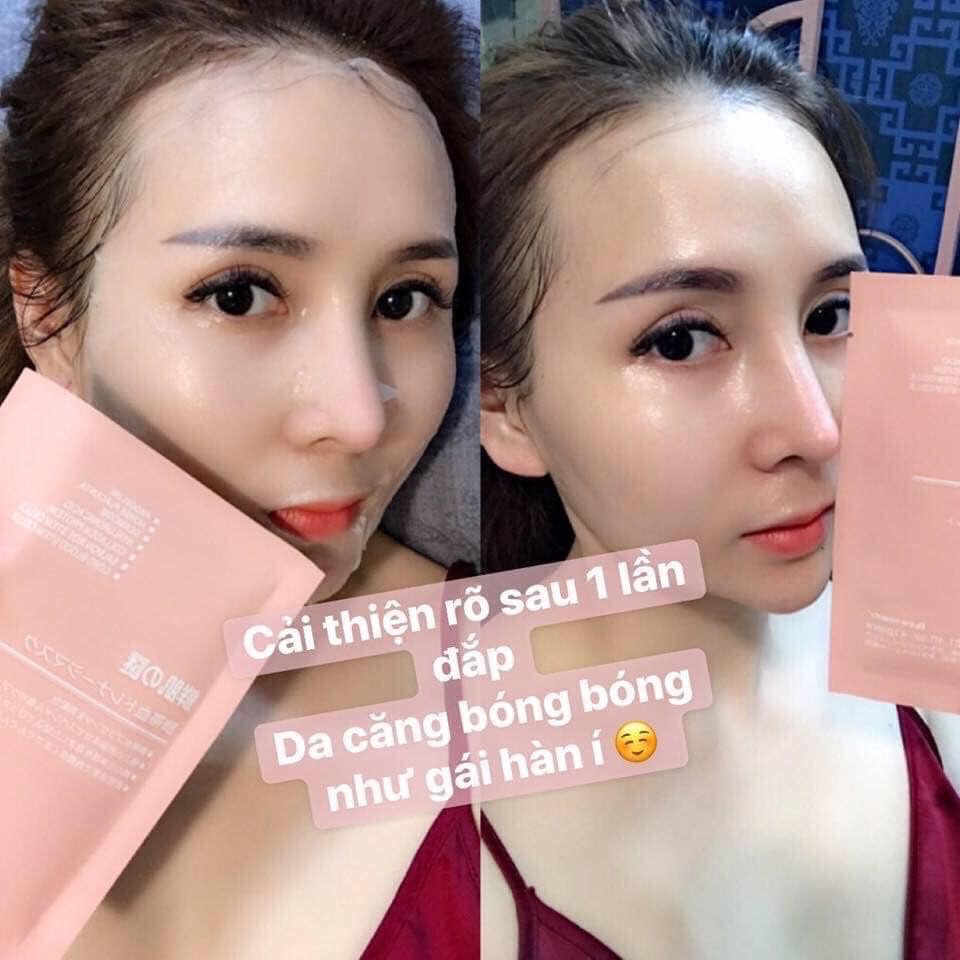 10 Miếng Mặt Nạ Nhau Thai Cừu Rwine Beauty Mask Tế Bào Gốc Làm Sáng Da Dưỡng Ẩm - Thẩm Mỹ Huyền Trang NANOCEE